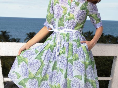 Mrs Maisel Dress - Hydrangea Print For Cheap