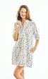 Chatham Dress - Whimsical Martinis And Snacks Print Online Sale