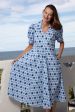 Montauk Dress - Blue Ikat Online Hot Sale