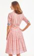 Mrs Maisel Dress - Pink Geometric Print Online Hot Sale