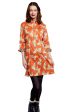 Sag Harbor Dress - Rust Ground With Tigers For Discount