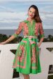 Mrs Maisel Dress - Pink Green Gold Engineered For Sale