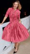 Mrs Maisel Silk Dress - Pink Online Sale