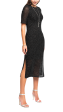 Sonia Milano Knit Sleeveless Sheath Dress - Black Supply